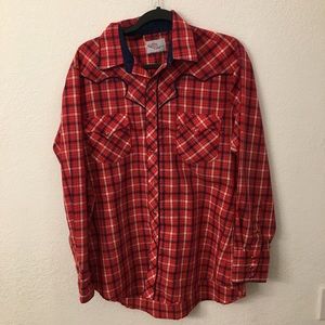 Kenny Rogers button-down shirt size 16 1/2-34